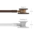 3M Littmann Classic III Monitoring Stethoscope, 5809, Copper-Finish Chest Piece, Chocolate Tube, 27 in, 3 Each/Case - Image 4