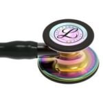 3M™ Littmann® Cardiology IV™ Stethoscope, 6165, Rainbow-Finish Chestpiece, Black Tube, Black Stem, 27 in, 3 Each/Case - Image 4