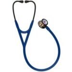 3M™ Littmann® Cardiology IV™ Stethoscope, High Polish RainbowChestpiece, Navy Tube, Black Stem and Headset, 6242 - Image 2
