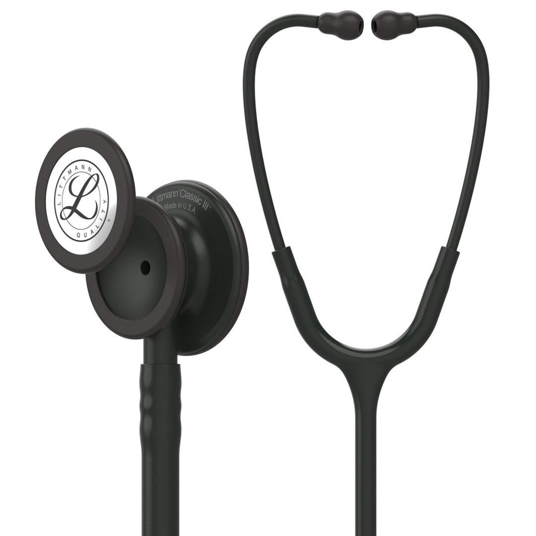 3M Littmann Classic III Stethoscope, 5803, Black Edition Chestpiece,Black Tube, 27 inch, 3 Each/Case 3M Littmann Classic III Stethoscope, 5803, Black Edition Chestpiece,Black Tube, 27 inch, 3 Each/Case