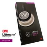 3M Littmann Classic III Stethoscope, 5620, Standard-FinishChestpiece, Black Tube, 27 in, 3 Each/Case - Image 8