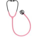 3M Littmann Classic III Stethoscope, Mirror Finish Chestpiece, PearlPink Tube, Pink Stem and Smoke Headset, 5962 - Image 4