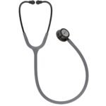 3M Littmann Classic 3 III Monitoring Stethoscope, 5873, Smoke Chestpiece, Gray Tube, Violet Gray Stem - Image 4