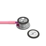 3M Littmann Classic III Stethoscope, Mirror Finish Chestpiece, PearlPink Tube, Pink Stem and Smoke Headset, 5962 - Image 2