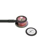 3M Littmann Classic III Stethoscope, 5870, Rainbow-Finish Chestpiece,Black Tube, Black Stem, 27 in - Image 2
