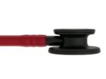 3M Littmann Classic III Stethoscope, 5868, Black-Finish Chestpieceand Stem, Burgundy Tube, 27 in, 3 Each/Case - Image 2