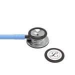 3M Littmann Classic III Stethoscope, Mirror Finish Chestpiece, CeilBlue Tube, Smoke Stem and Headset, 5959 - Image 2