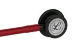 3M Littmann Classic III Stethoscope, 5868, Black-Finish Chestpieceand Stem, Burgundy Tube, 27 in, 3 Each/Case - Image 3