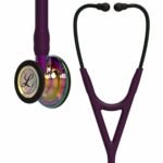 3M™ Littmann® Cardiology IV™ Stethoscope, 6205, Rainbow-FinishChestpiece, Plum Tube, Violet Stem, 27 in, 3 Each/Case
