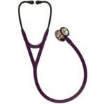 3M™ Littmann® Cardiology IV™ Stethoscope, 6205, Rainbow-FinishChestpiece, Plum Tube, Violet Stem, 27 in, 3 Each/Case - Image 3