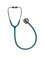 3M Littmann Classic III Stethoscope, 5807, Rainbow-Finish, CarribbeanBlue Tube, 27 in, 3 Each/Case - Image 4
