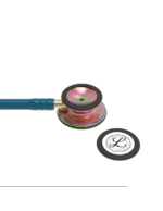 3M Littmann Classic III Stethoscope, 5807, Rainbow-Finish, CarribbeanBlue Tube, 27 in, 3 Each/Case - Image 2