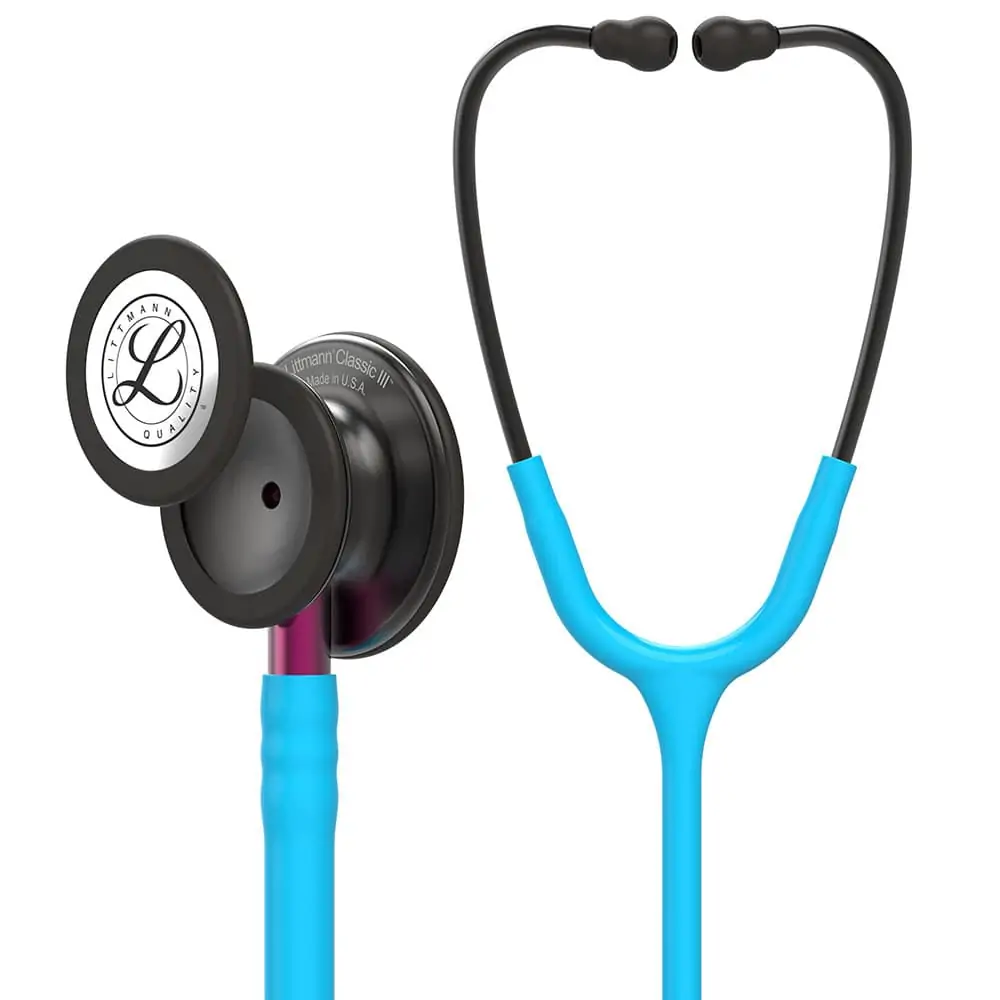 3M Littmann Classic III Stethoscope 5872 - Turquoise 3M Littmann Classic III Stethoscope 5872 - Turquoise