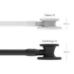 3M Littmann Cardiology IV Stethoscope (6163) – Black Chestpiece, Black Tube, Black Stem, 27 inch - Image 3
